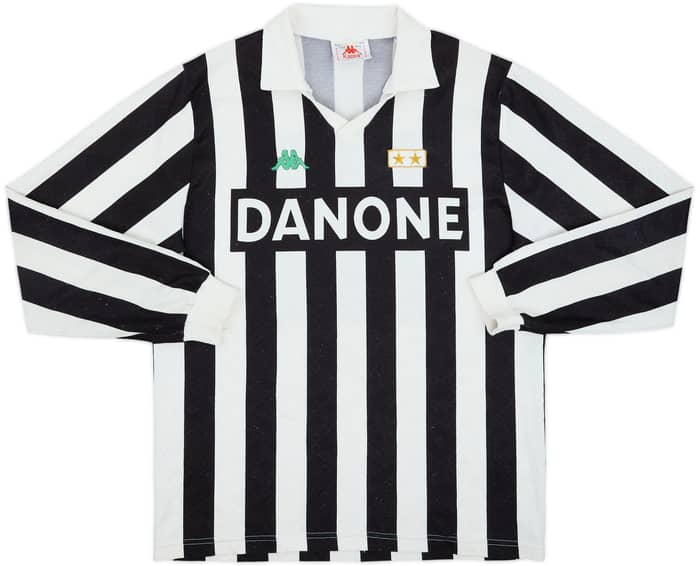 1992-94 Juventus Home L/S Shirt - 8/10 - (L)