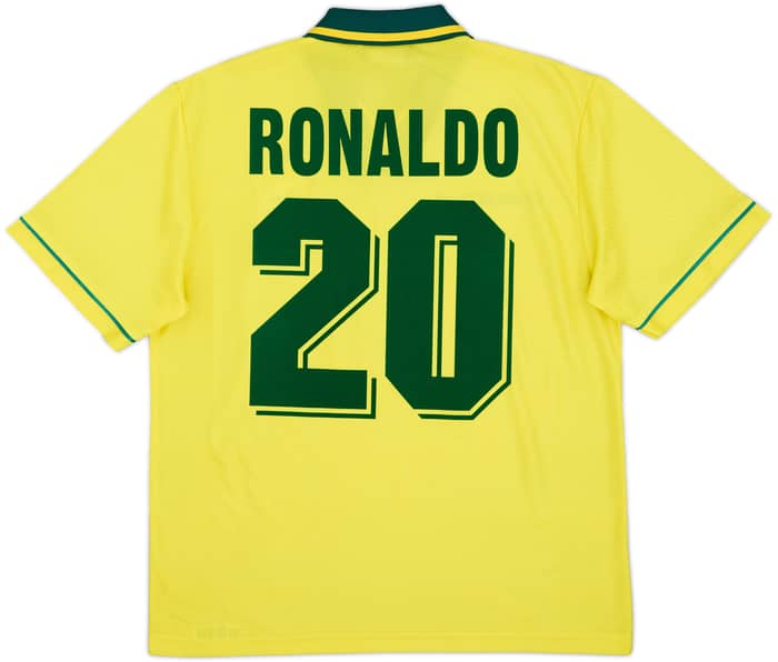1994 Brazil Home Shirt Ronaldo #20 - 8/10 - (M)