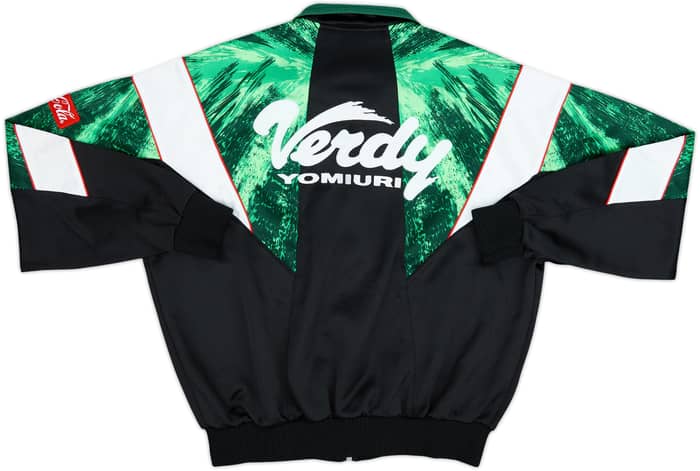 1993-95 Verdy Kawasaki Chaqueta de chándal Mizuno versión jugador #34 - 8/10 - (L)