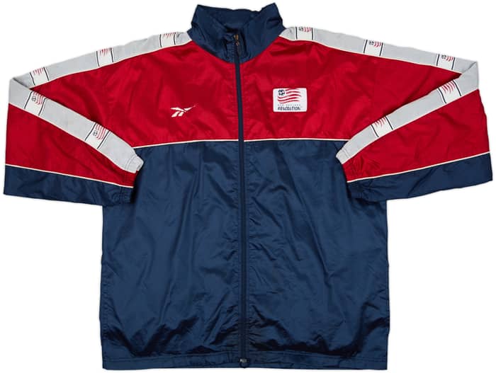 1998-99 New England Revolution Reebok Track Jacket - 5/10 - (L)