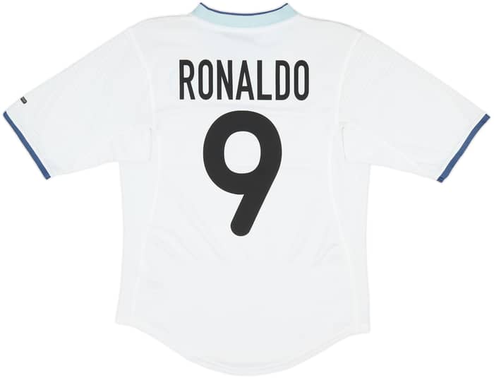 1999-00 Inter Milan Away Shirt Ronaldo #9 - 7/10 - (S)