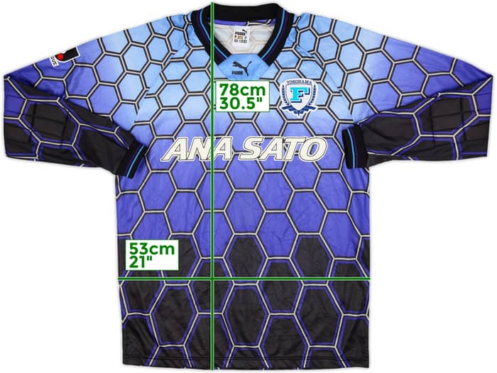 Camiseta de portero firmada del Yokohama Flugels 1997 - 5/10 - (L)