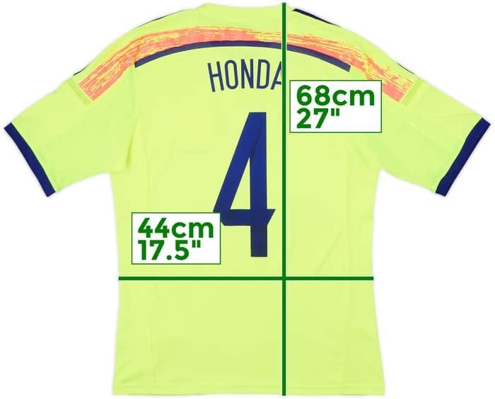 Camiseta de visitante de Japón 2014 Honda #4 - 10/10 - (S)