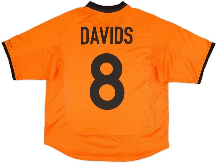 2000-02 Netherlands Home Shirt Davids #8 - 8/10 - (M)