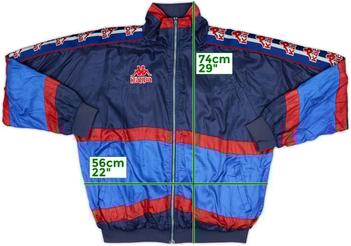 1995-97 Barcelona Kappa Track Jacket - 9/10 - (L)