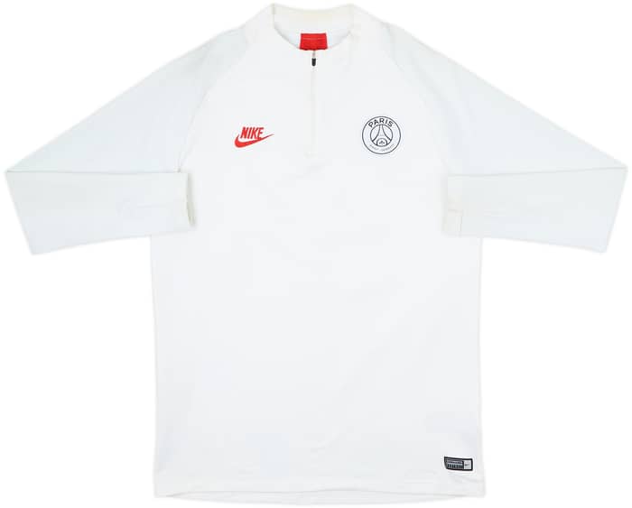 2019-20 Paris Saint-Germain Nike 1/4 Zip Training Top - 7/10 - (L)