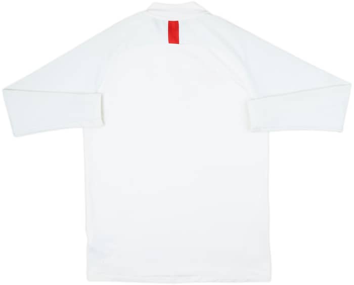 2019-20 Paris Saint-Germain Nike 1/4 Zip Training Top - 7/10 - (L)