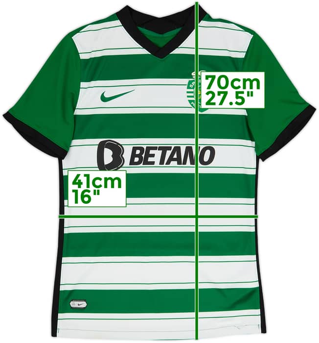 2022-23 Sporting CP Home Shirt - 7/10 - (S)
