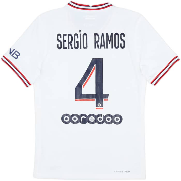 2021-22 Paris Saint-Germain Authentic Fourth Shirt Sergio Ramos #4 - 10/10 - (S)
