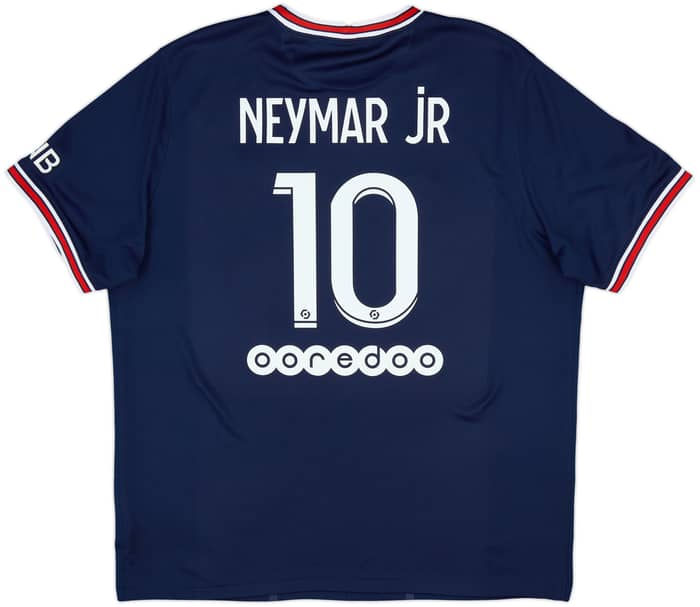 2021-22 Paris Saint-Germain Home Shirt Neymar Jr #10 - 8/10 - (XL)