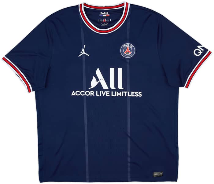 2021-22 Paris Saint-Germain Home Shirt Neymar Jr #10 - 8/10 - (XL)
