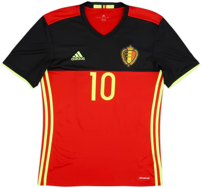2016-17 Belgium Home Shirt E. Hazard #10 - 9/10 - (S)