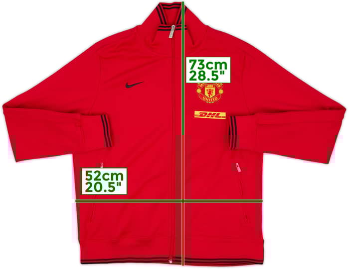 2012-13 Manchester United Nike Track Jacket - 8/10 - (L)
