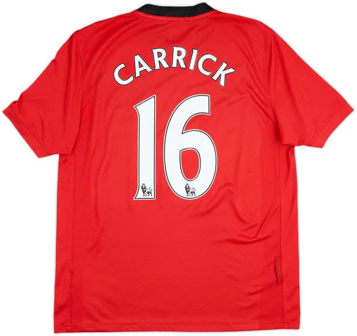 2009-10 Manchester United Home Shirt Carrick #16 - 6/10 - (M)