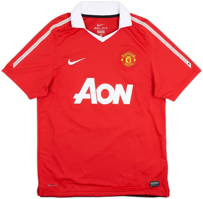 2010-11 Manchester United Home Shirt Carrick #16 - 6/10 - (M)