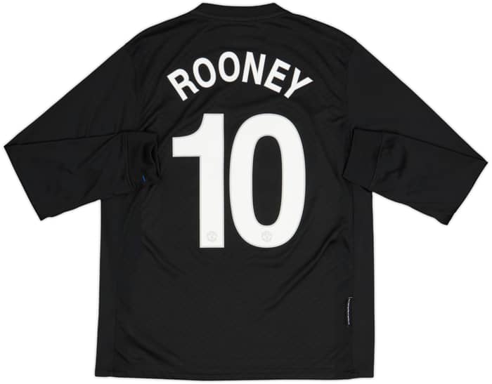 2009-10 Manchester United Away L/S Shirt Rooney #10 - 6/10 - (M)