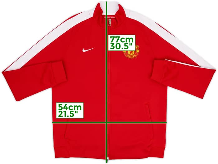 2014-15 Manchester United Nike Track Jacket - 10/10 - (L)