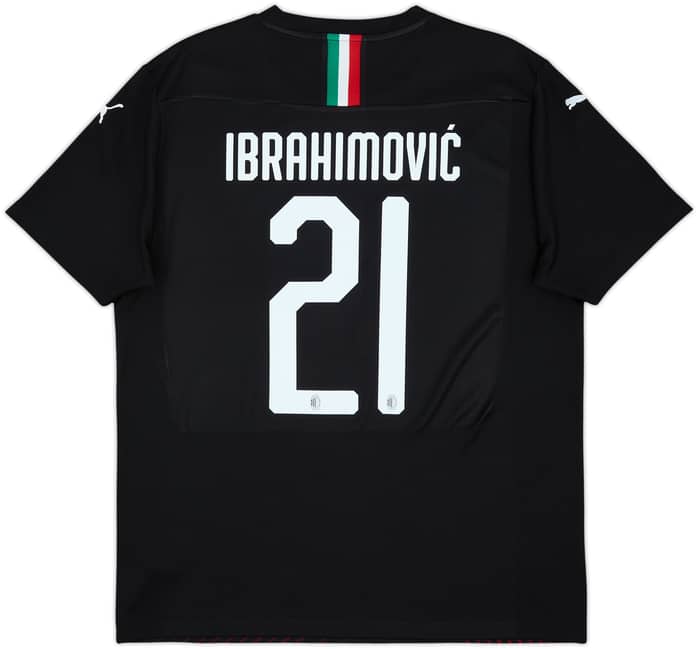 2019-20 AC Milan Third Shirt Ibrahimovic #21 - 5/10 - (L)