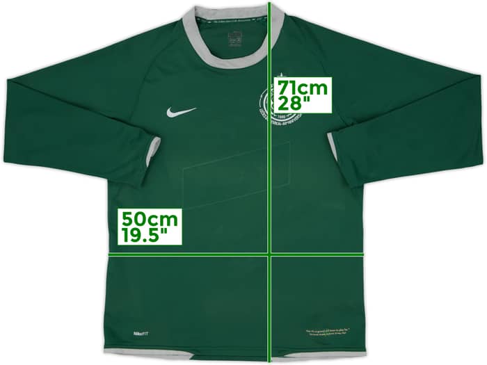 2007-08 Celtic Away L/S Shirt Brown #8 - 4/10 - (M)