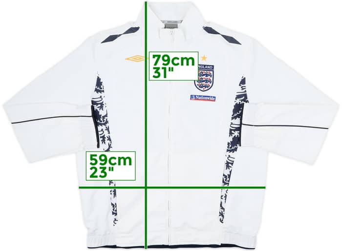 2007-09 England Umbro Track Jacket - 8/10 - (L)