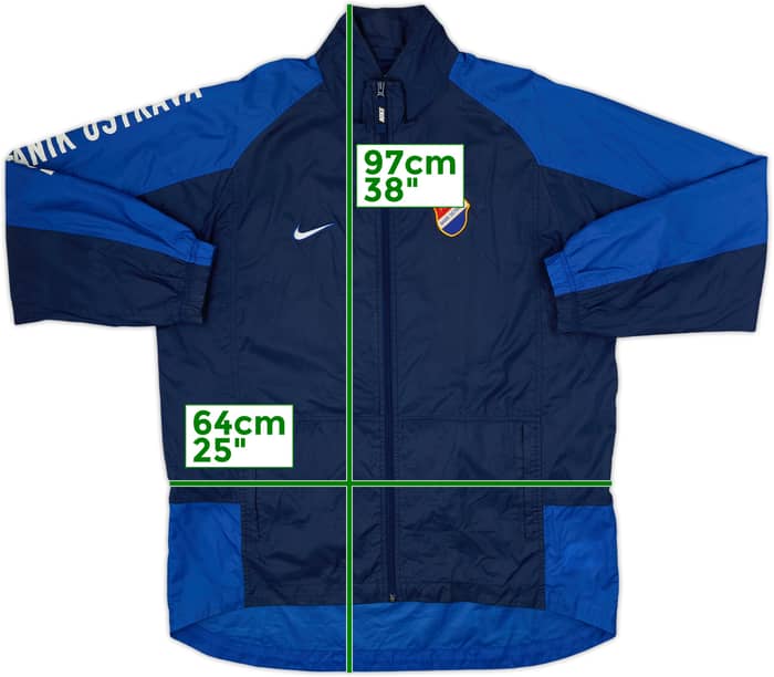 1998-99 Banik Ostrava Nike Track Jacket - 8/10 - (XL)