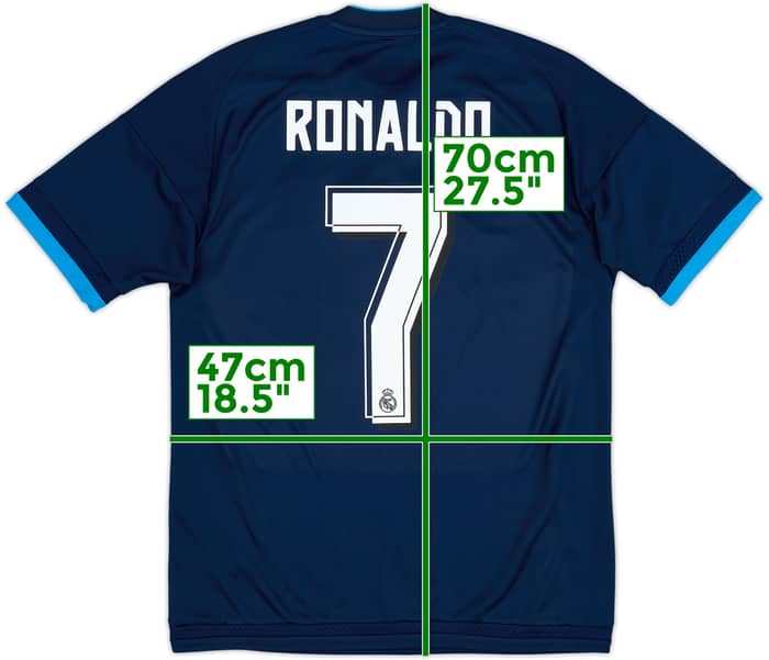 2015-16 Real Madrid Third Shirt Ronaldo #7 - 6/10 - (S)