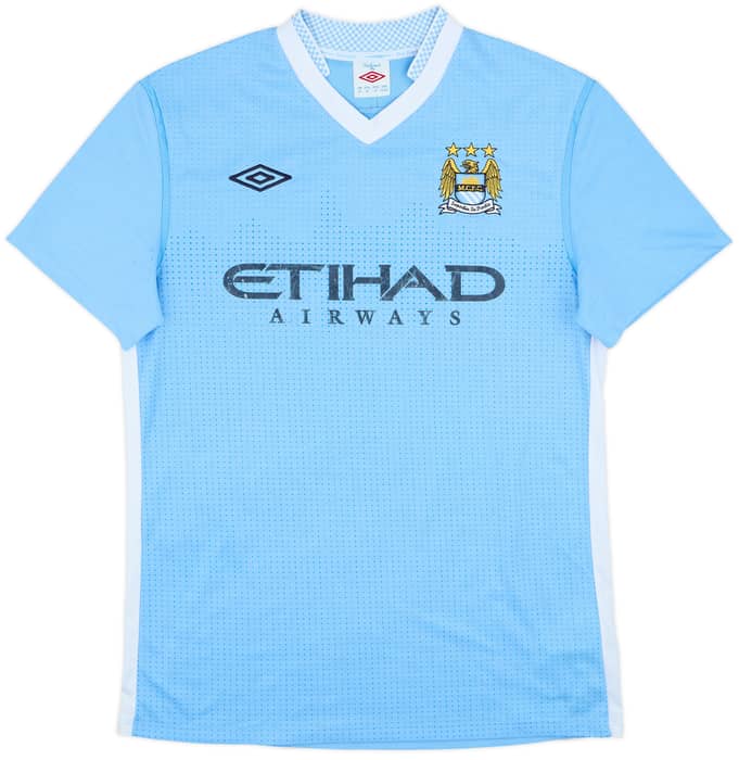 2011-12 Manchester City Home Shirt Kun Aguero #16 - 6/10 - (M)