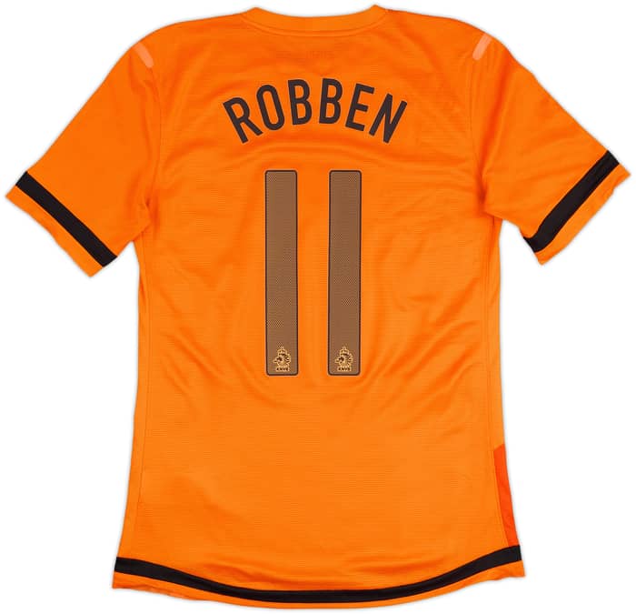 2012-13 Netherlands Player Issue Home Shirt Robben #11 - 7/10 - (M)