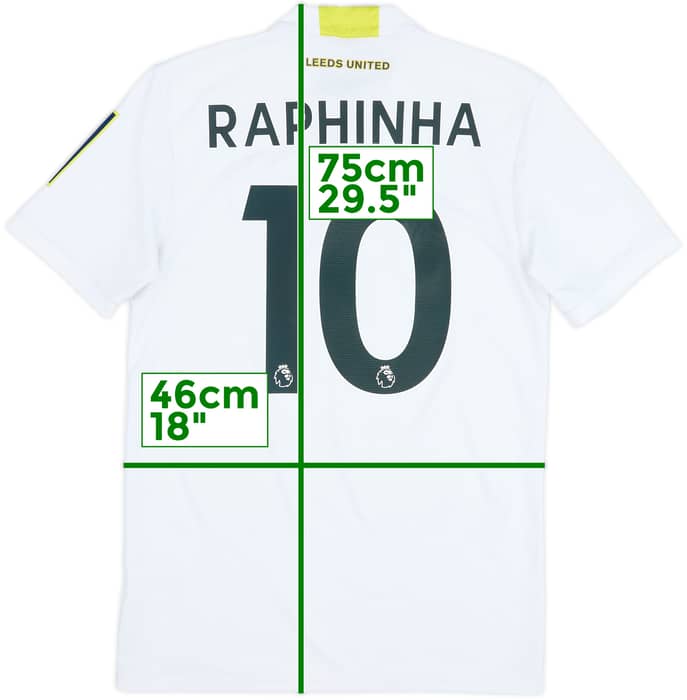 2021-22 Leeds United Home Shirt Raphinha #10 - 6/10 - (S)