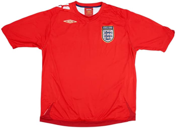 2006-08 England Away Shirt - 5/10 - (XL)