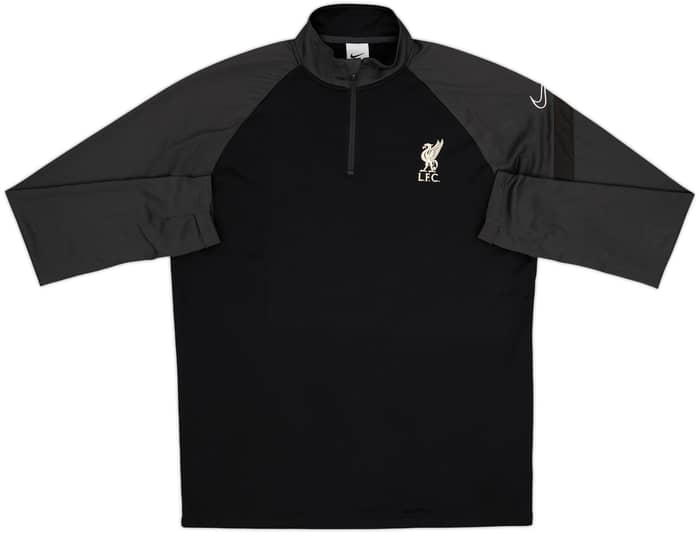 2021-22 Liverpool Nike 1/4 Zip Drill Top - 9/10 - (L)