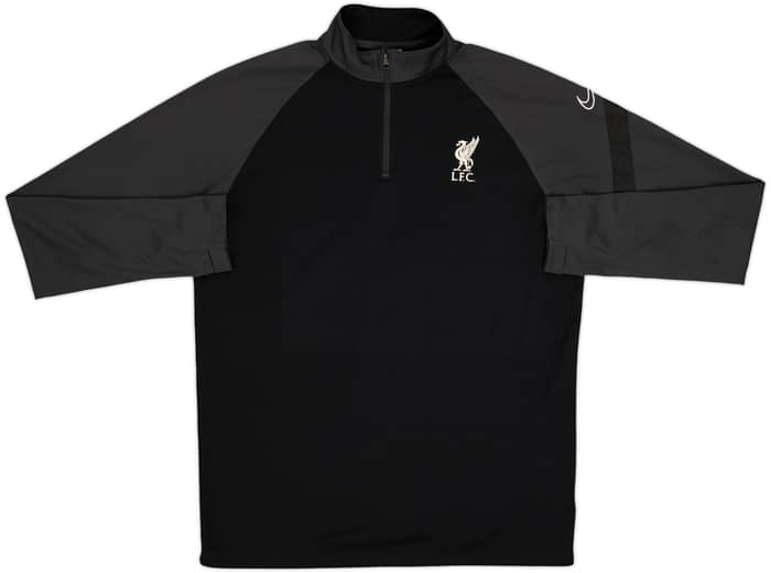 2021-22 Liverpool Nike 1/4 Zip Drill Top - 9/10 - (L)