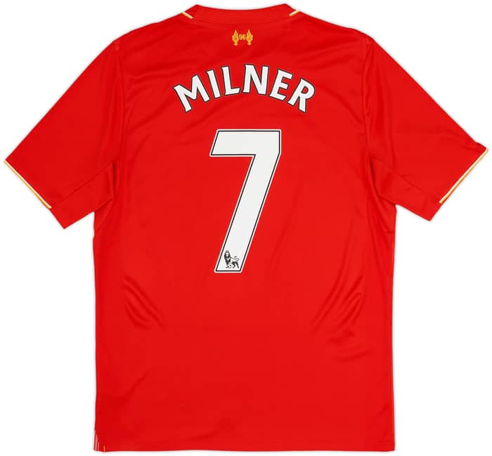 2015-16 Liverpool Home Shirt Milner #7 - 8/10 - (S)