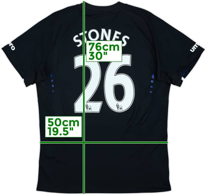 2014-15 Everton Away Shirt Stones #26 (M)