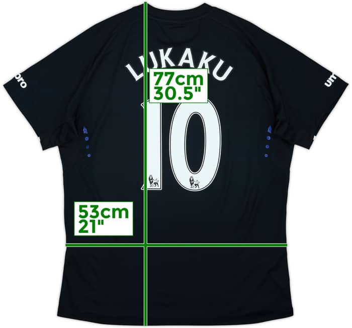 2014-15 Everton Away Shirt Lukaku #10 - 10/10 - (L)