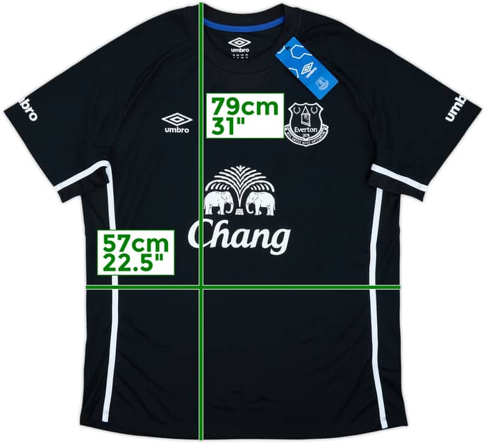 2014-15 Everton Away Shirt Stones #26 (XL)