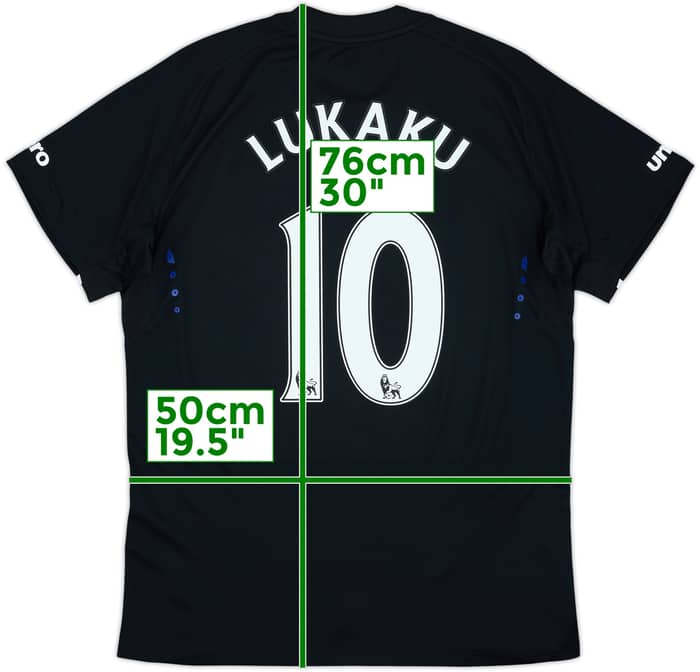 2014-15 Everton Away Shirt Lukaku #10 (M)