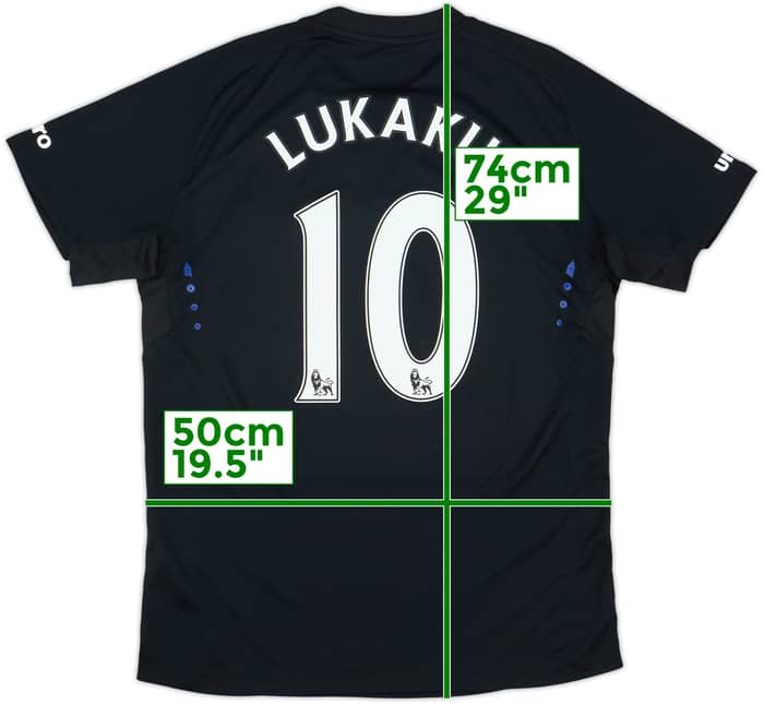 2014-15 Everton Away Shirt Lukaku #10 - 8/10 - (M)