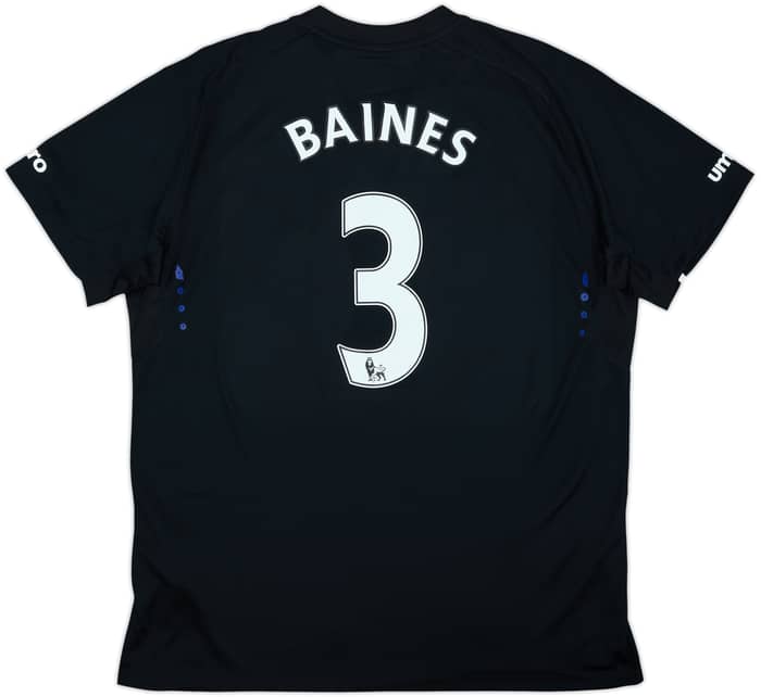 Camiseta de visitante del Everton 2014-15 Baines #3 (XL)