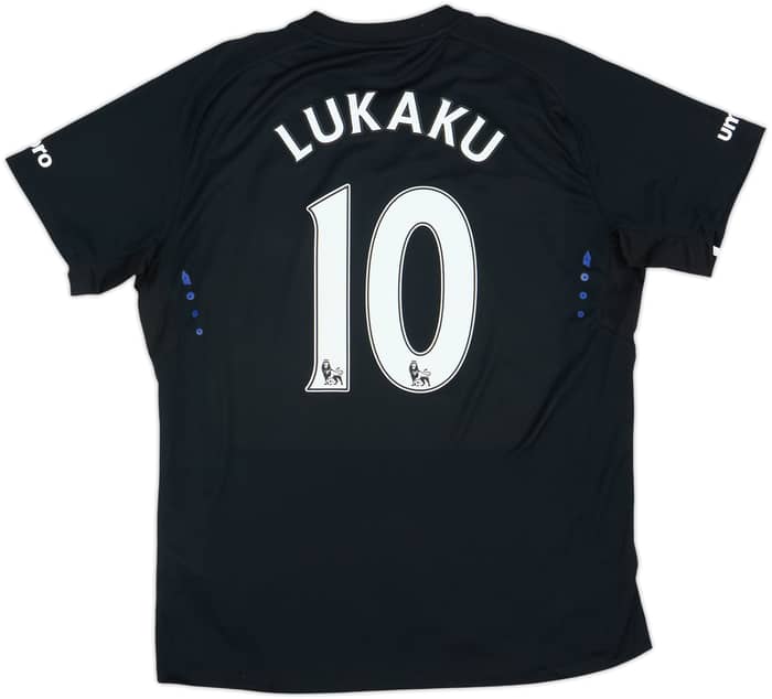 2014-15 Everton Away Shirt Lukaku #10 - 8/10 - (L)