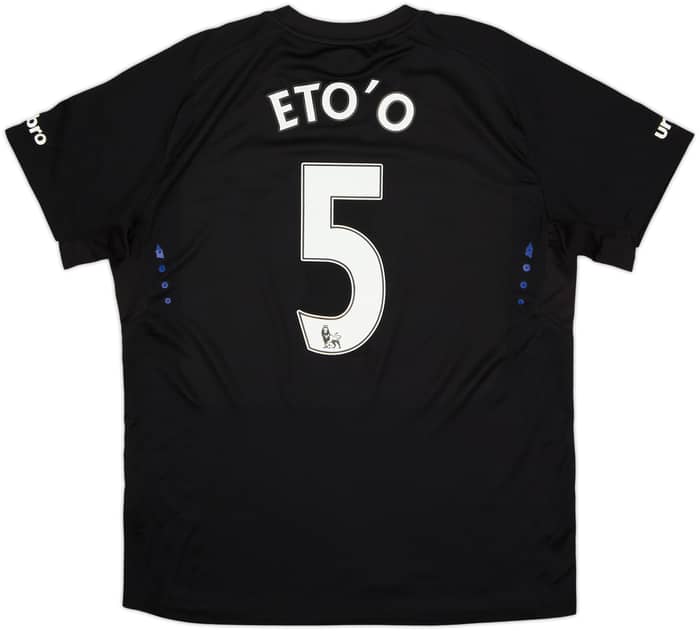 2014-15 Everton Away Shirt Eto'o #5 - 9/10 - (L)