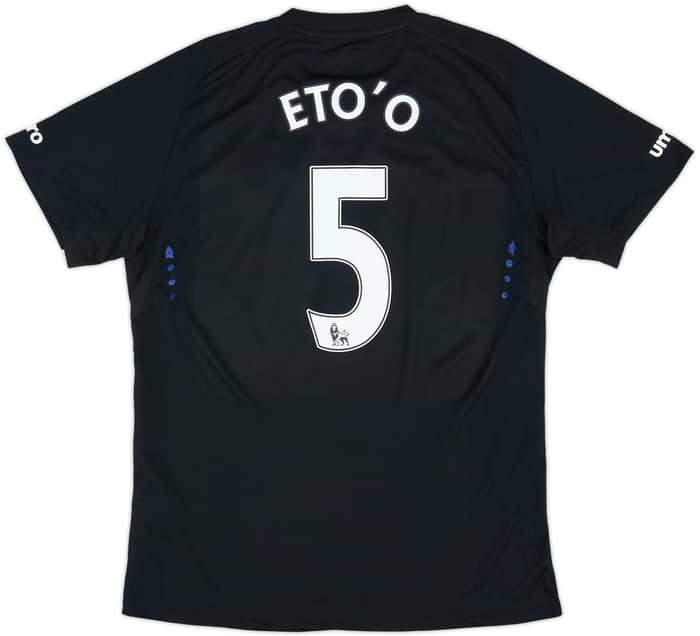 2014-15 Everton Away Shirt Eto'o #5 - 9/10 - (L)
