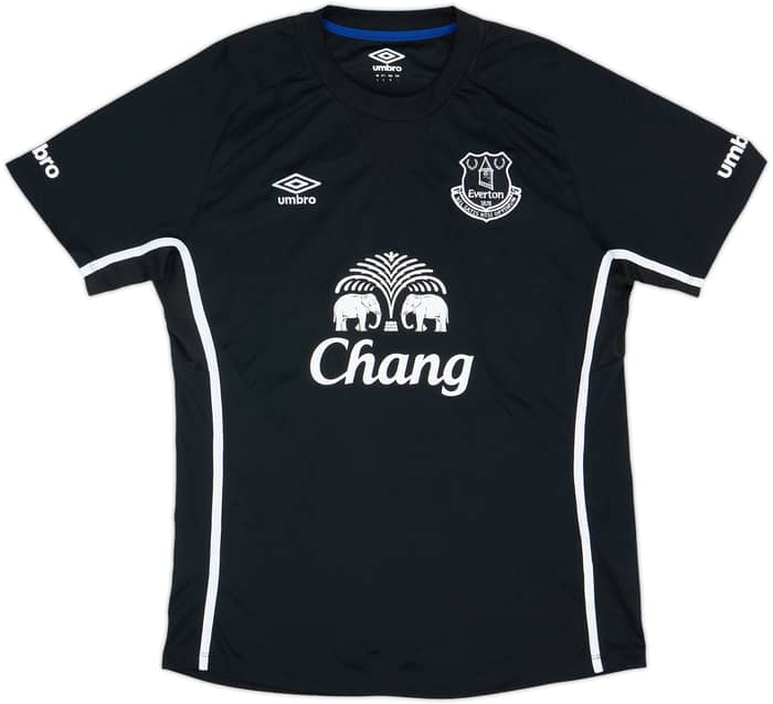 2014-15 Everton Away Shirt Eto'o #5 - 9/10 - (L)