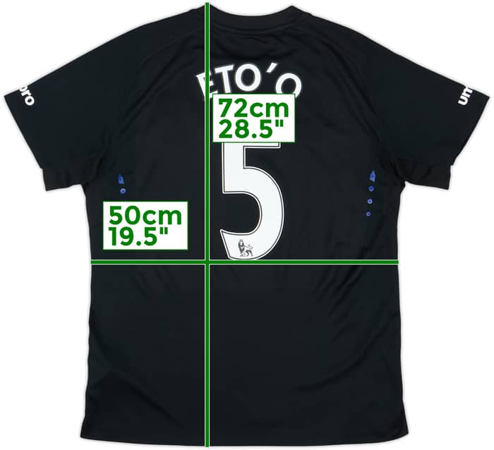 2014-15 Everton Away Shirt Eto'o #5 - 8/10 - (M)