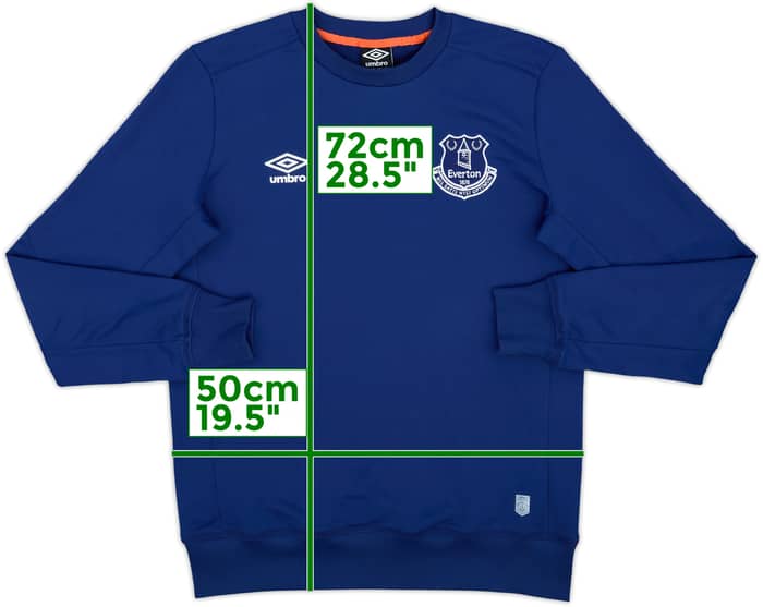 2019-20 Everton Umbro Sweat Top - 8/10 - (M)
