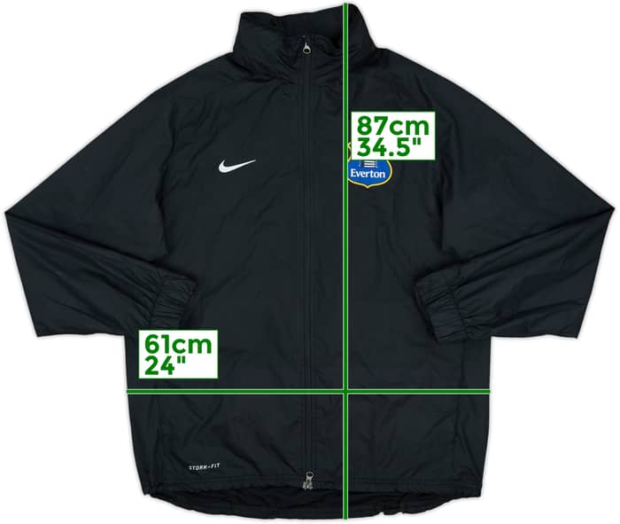 2013-14 Everton Nike Rain Coat - 10/10 - (L)