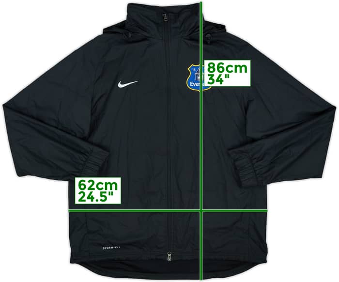 2013-14 Everton Nike Rain Coat - 8/10 - (L)