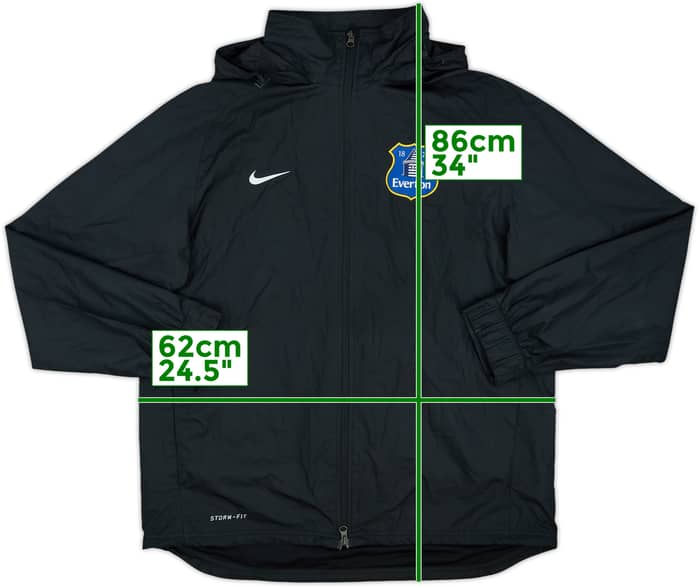 2013-14 Everton Nike Rain Coat - 8/10 - (L)