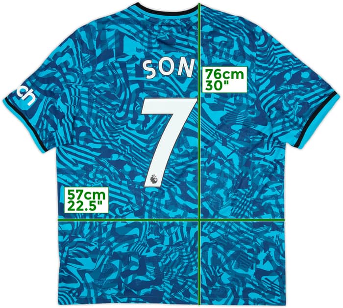 2022-23 Tottenham Third Shirt Son #7 - 9/10 - (XL)