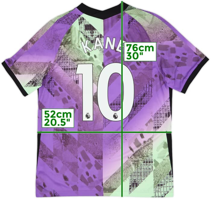 2021-22 Tottenham Third Shirt Kane #10 - 10/10 - (L)